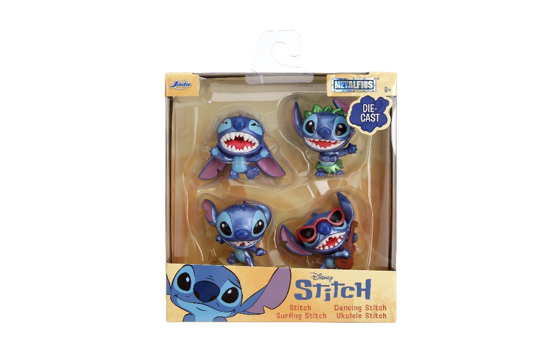 Jada 2.5" Metalfigs - Disney Stitch 4-Pack