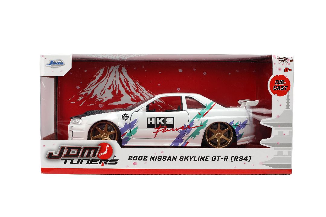 Jada 1/24 "JDM Turners" - 2002 Nissan Skyline GT-R (R34)