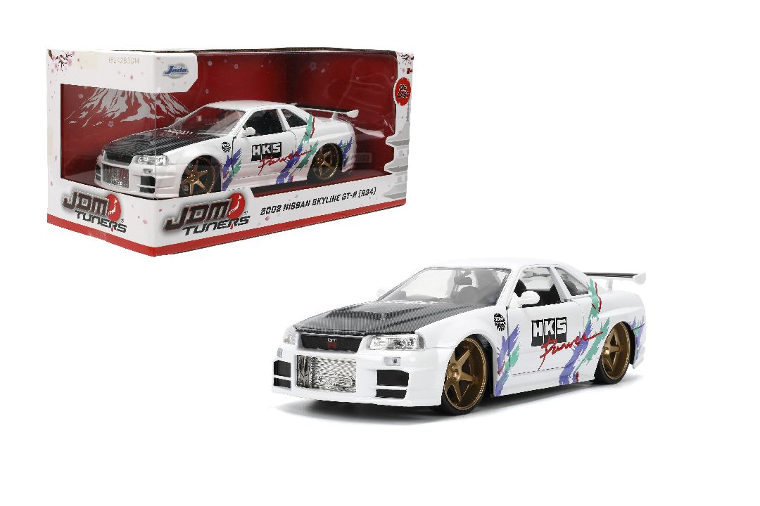 Jada 1/24 "JDM Turners" - 2002 Nissan Skyline GT-R (R34)