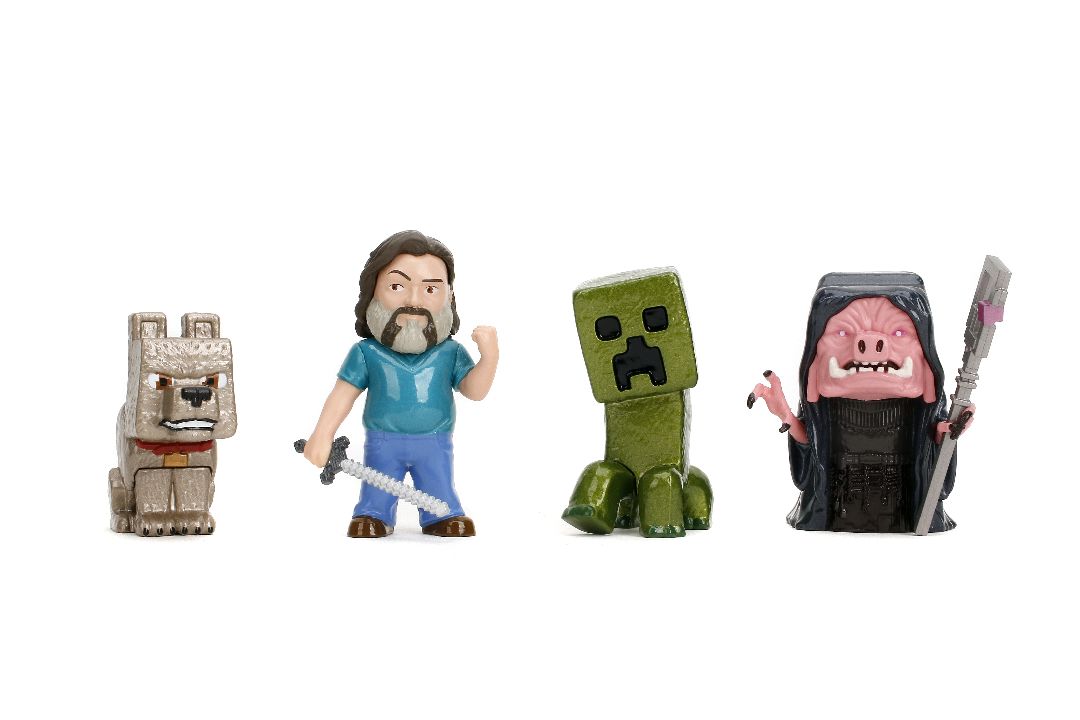 Jada 2.5" Metalfigs - Minecraft 4-Pack