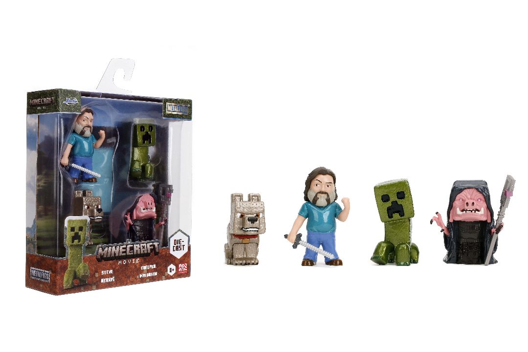 Jada 2.5" Metalfigs - Minecraft 4-Pack