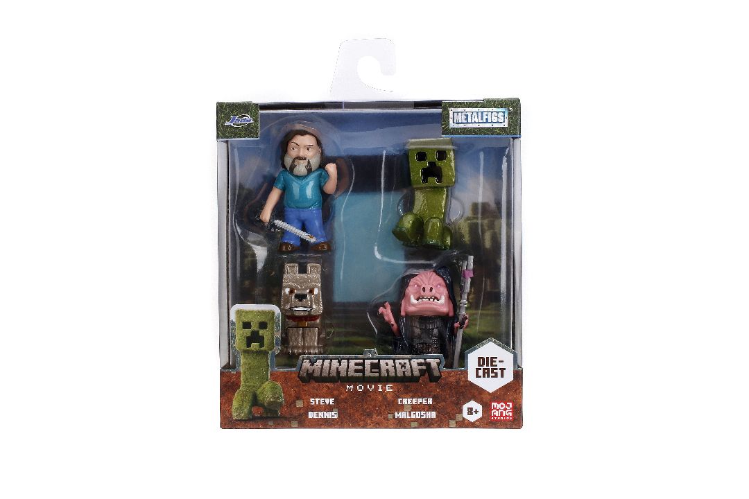 Jada 2.5" Metalfigs - Minecraft 4-Pack