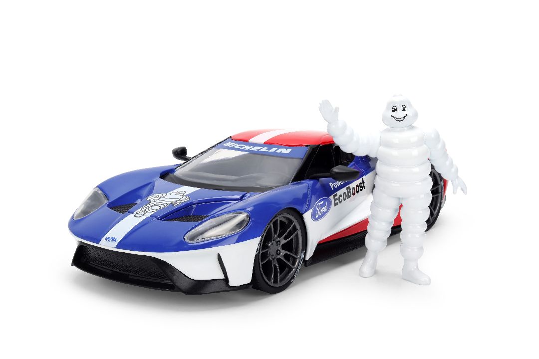Jada 1/24 HWR - 2017 Ford GT w/Michelin Man Jada 1/24 HWR - 2017 Ford GT w/Michelin Man