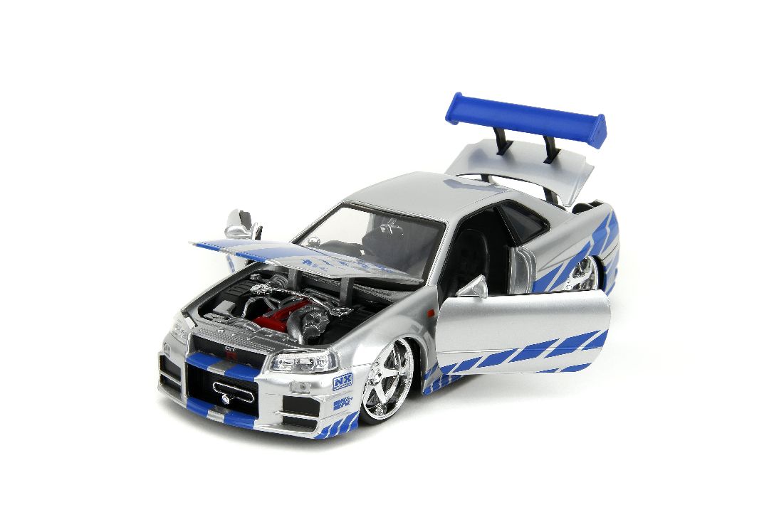 Jada 1/24 "Fast & Furious" Brian's Nissan Skyline GT-R (R34)