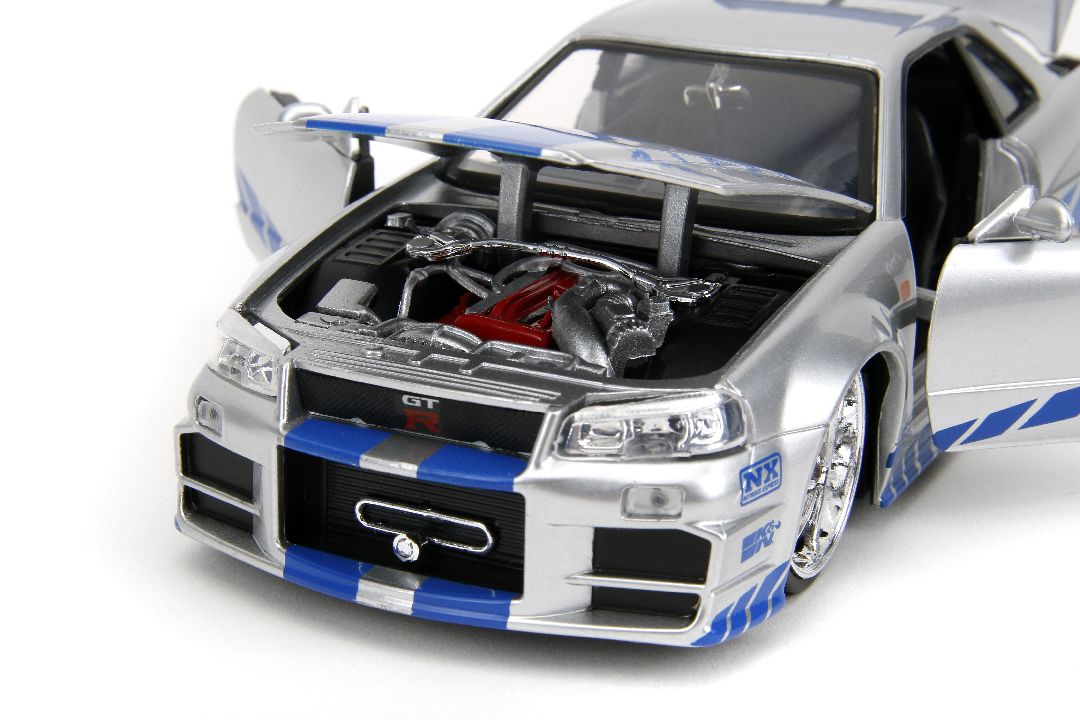 Jada 1/24 "Fast & Furious" Brian's Nissan Skyline GT-R (R34)