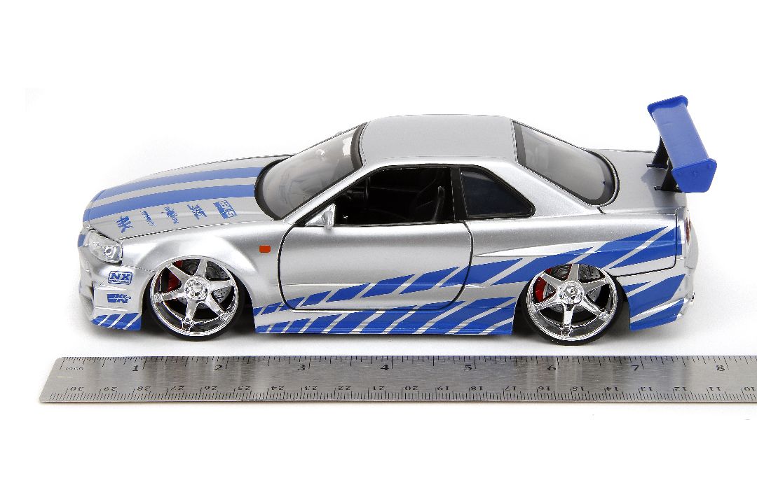 Jada 1/24 "Fast & Furious" Brian's Nissan Skyline GT-R (R34)