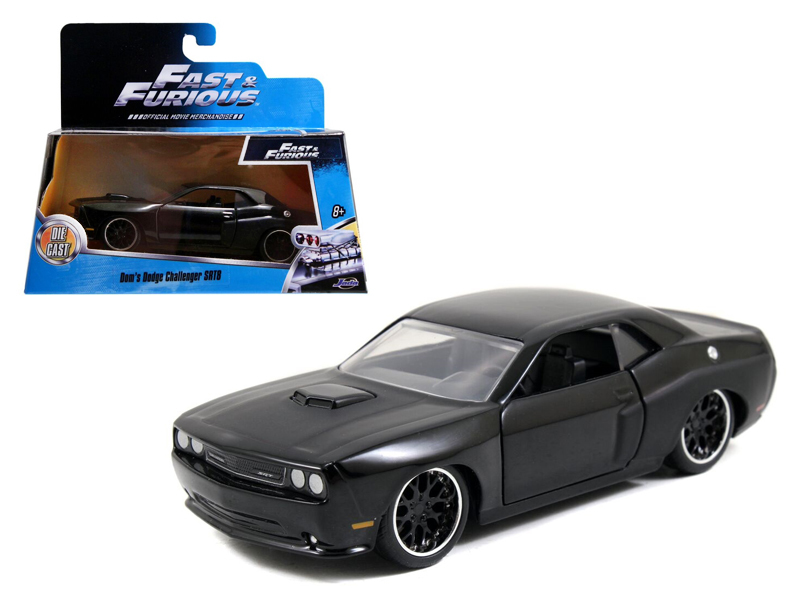 "Fast & Furious 7" 1/32 2012 Dodge Challenger SRT8 - Black - Click Image to Close