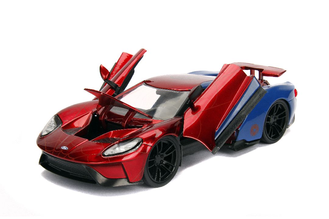 Jada 1/24 "Hollywood Rides" - Marvel 2017 Ford GT w/Spider-Man