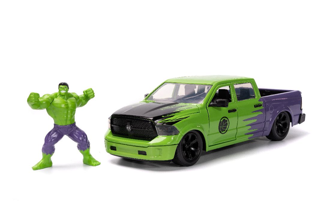 Jada 1/24 "Hollywood Rides" 2014 Ram 1500 Pickup with Hulk