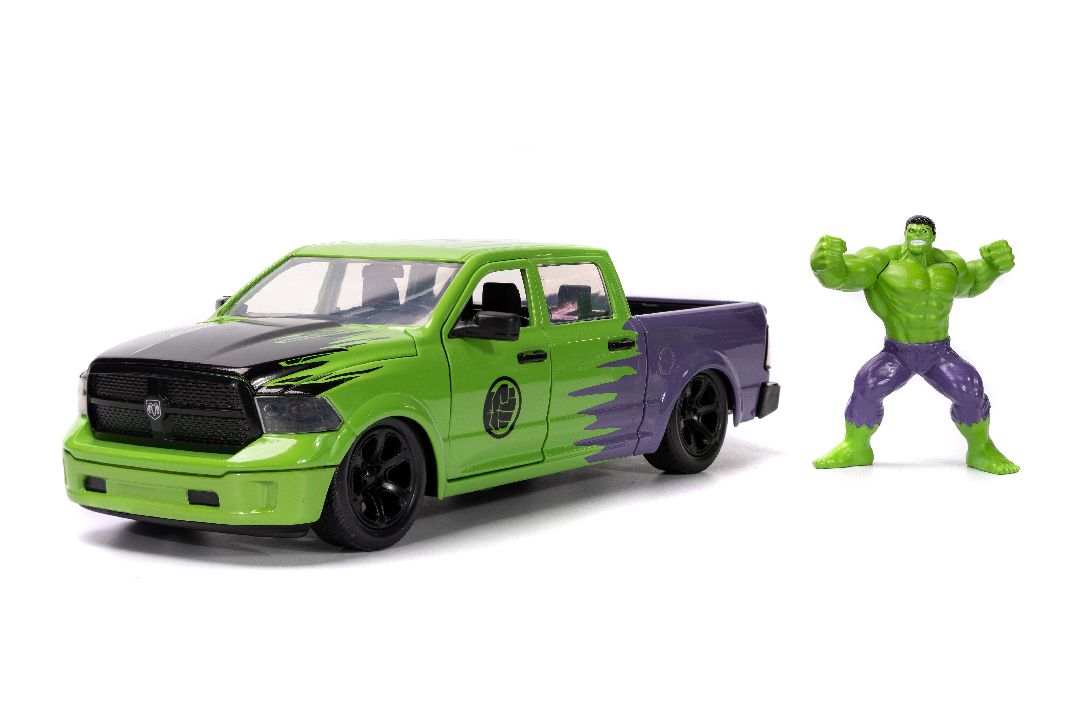 Jada 1/24 "Hollywood Rides" 2014 Ram 1500 Pickup with Hulk