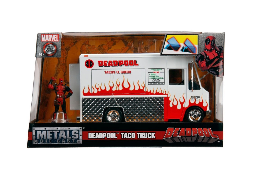 Jada 1/24 "Hollywood Rides" Deadpool Food Truck w/Deadpool