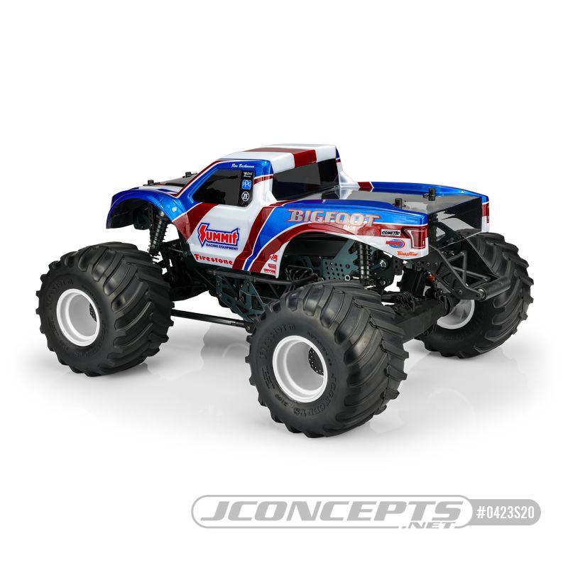 JConcepts 2020 Ford Raptor body Summit Racing BIGFOOT 21 MT body