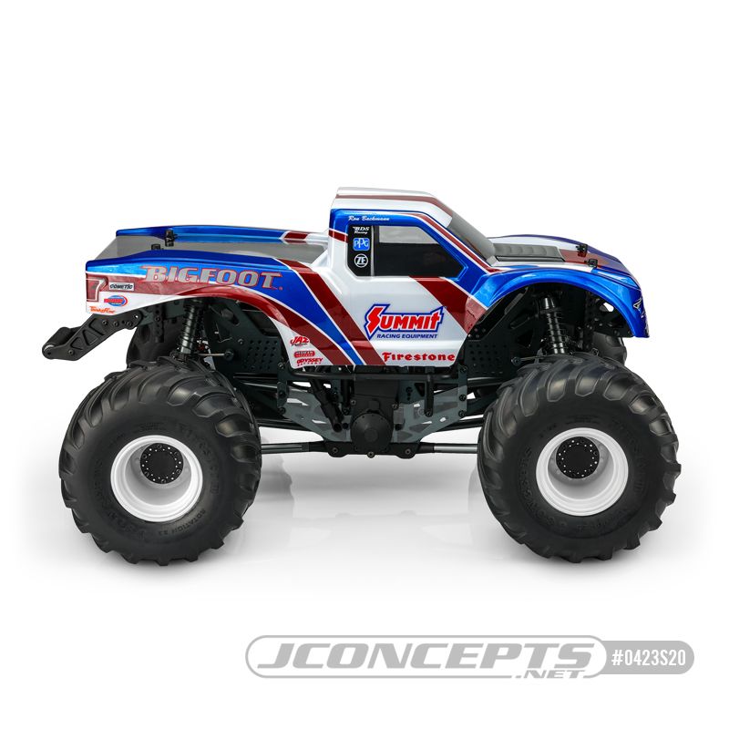 JConcepts 2020 Ford Raptor body Summit Racing BIGFOOT 21 MT body