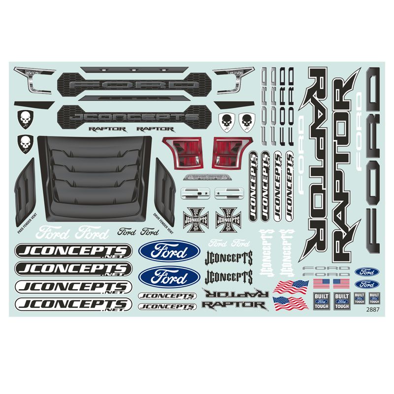 JConcepts 2020 Ford Raptor body Summit Racing BIGFOOT 21 MT body