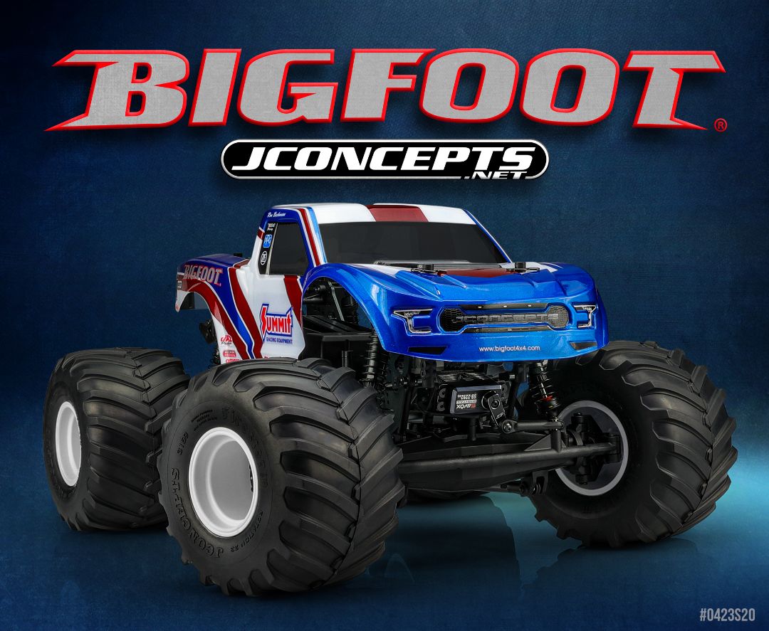 JConcepts 2020 Ford Raptor body Summit Racing BIGFOOT 21 MT body