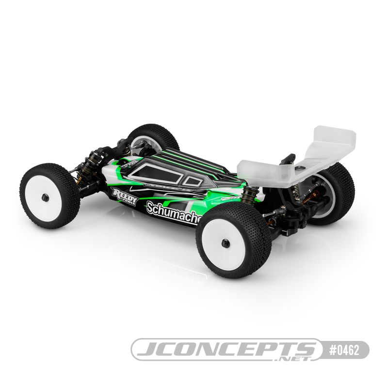 JConcepts S2 - Schumacher Cougar LD2 clear body w/ wing