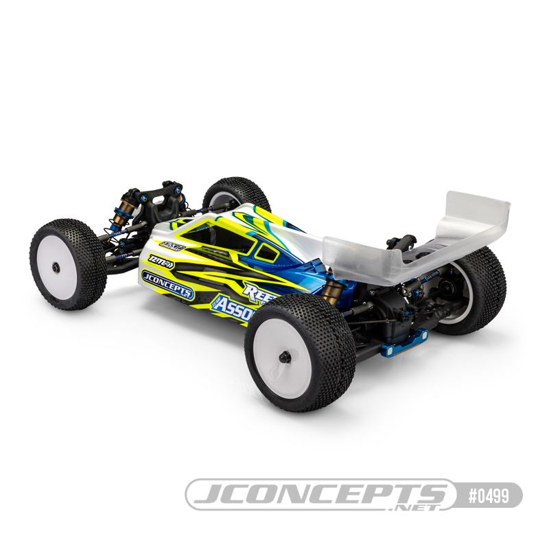 JConcepts P2-Team Assc. B74.2 Body w/Carpet/Turf/Dirt Wing-Lt Wt