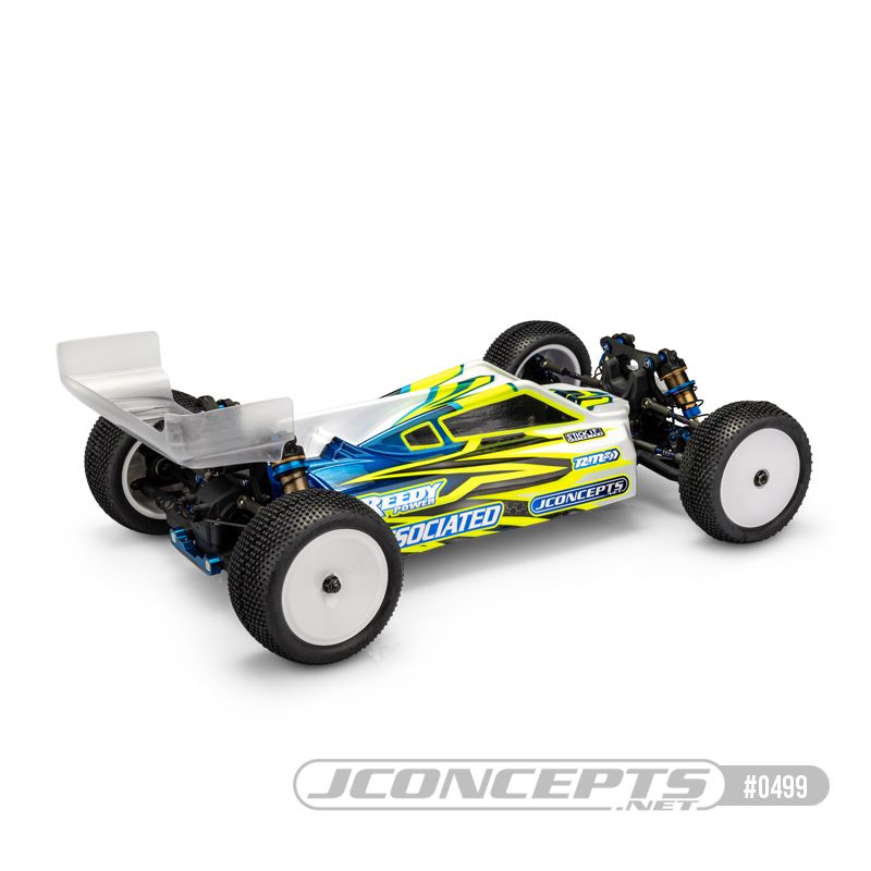 JConcepts P2-Team Assc. B74.2 Body w/Carpet/Turf/Dirt Wing-Lt Wt