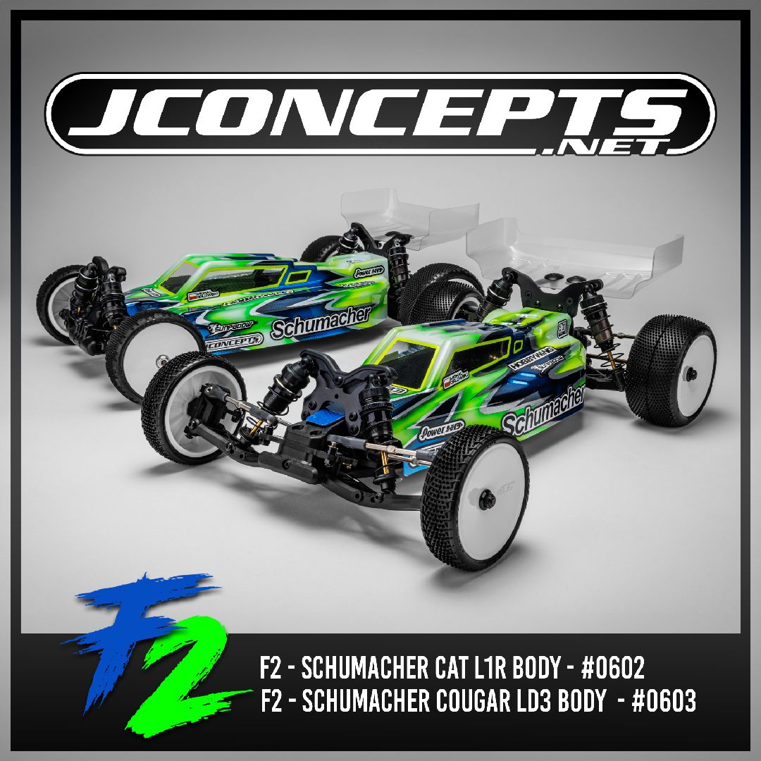 JConcepts F2 - Cat L1R body w/ carpet wing, light-weight - Click Image to Close