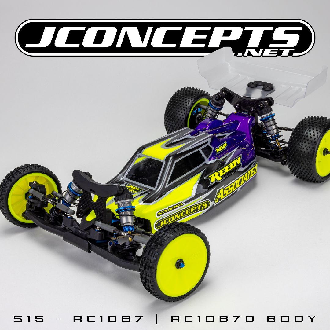 JConcepts S15 - RC10B7 body w/carpet wing