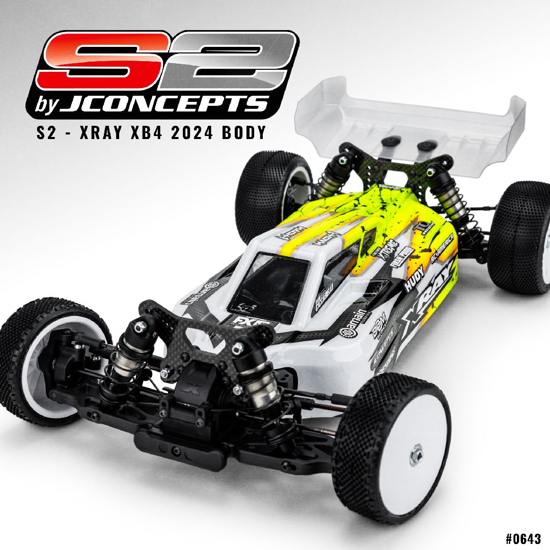 JConcepts S2 - XRAY XB4 2024 w/wing, light-weight - Click Image to Close