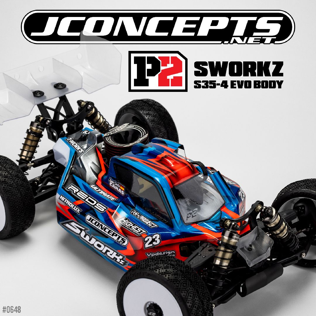 JConcepts P2 - Sworkz S35-4 Evo body - Standard Weight