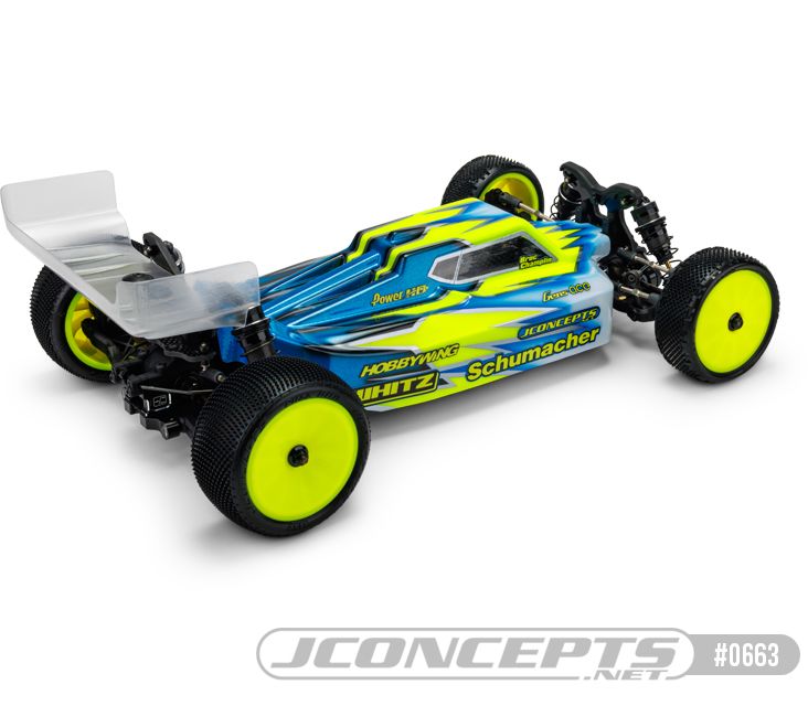 JConcepts S15 - Schumacher Cat L1R body w/wing, light-weight