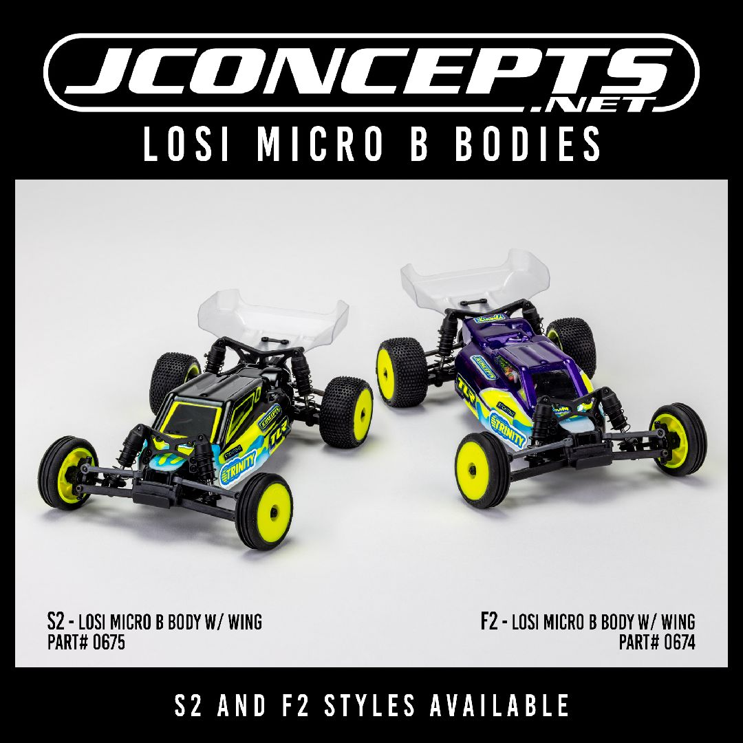 JConcepts F2 - Losi Micro B body w/ wing