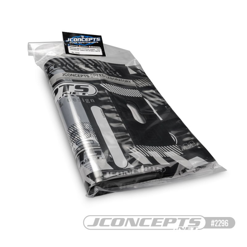 JConcepts Resealable Storage Bags-Organze Tires/Spare Parts (10)