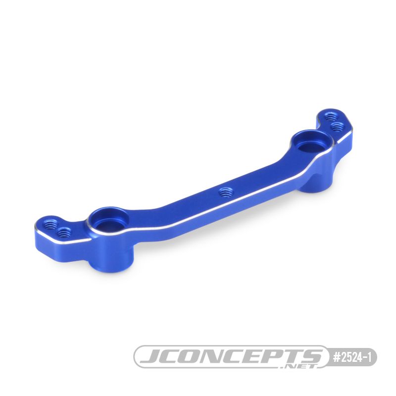 JConcepts B74 Aluminum steering rack, blue