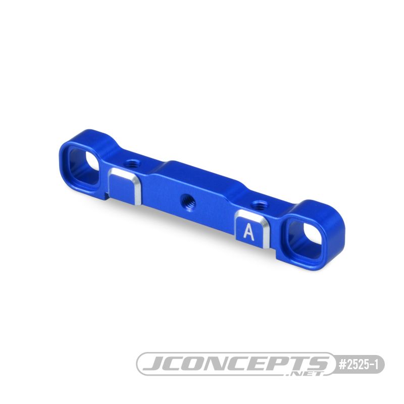 JConcepts B74 | B74.1 Aluminum A-plate, blue (Fits - B74 | B74.1)