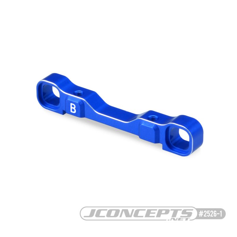 JConcepts B74 | B74.1 Aluminum B-plate, blue (Fits - B74 | B74.1)