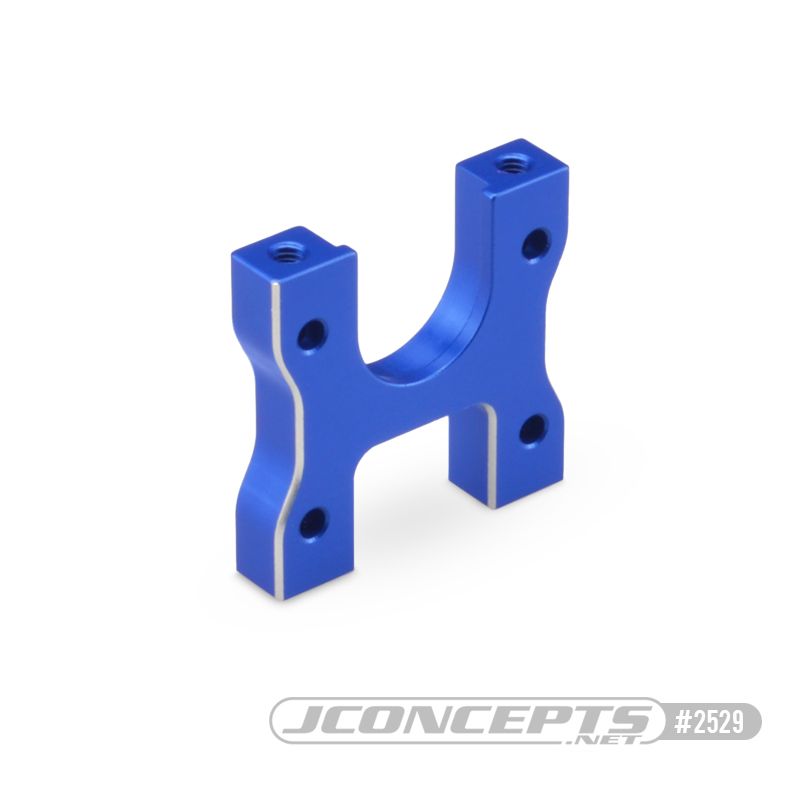 JConcepts B74 | B74.1 Aluminum center diff mount, blue (Fits - B74 | B74.1)