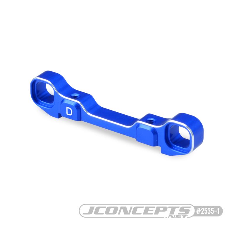 JConcepts B74 Aluminum D-plate, blue