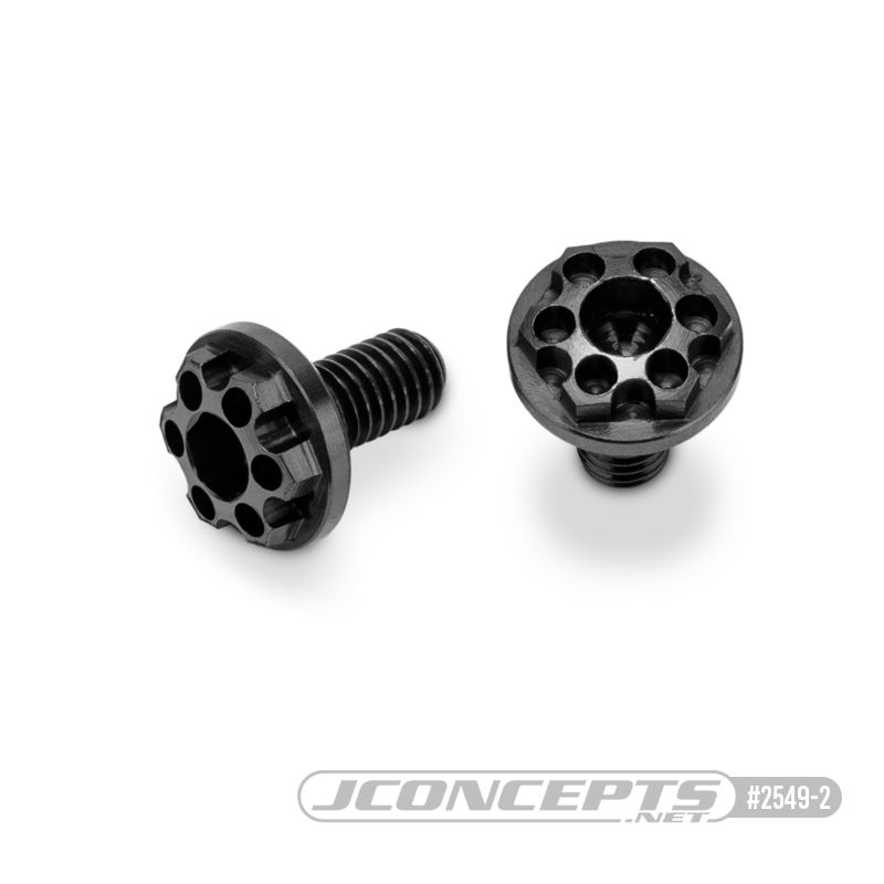 JConcepts Titanium, Finnisher 3x6mm motor screws, black - 2pc - Click Image to Close