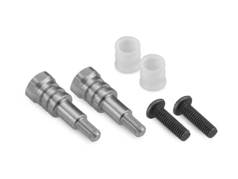 JConcepts B6 | B6D Fin Titanium shock stand-offs w/ bushing - long