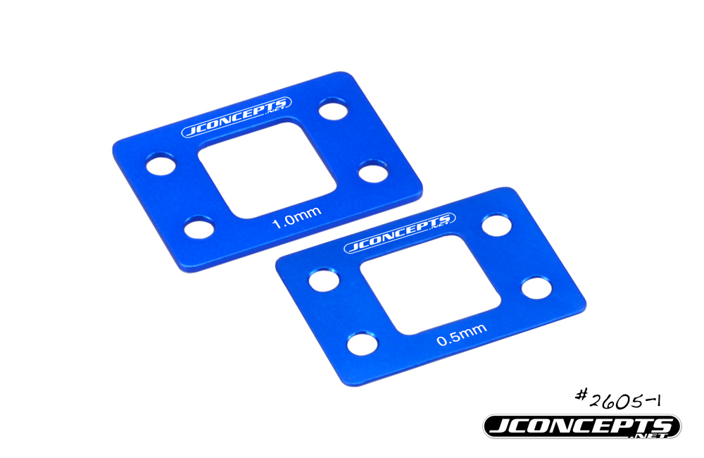 JConcepts B6 | B6D front suspension .5mm and 1mm shim set - blue