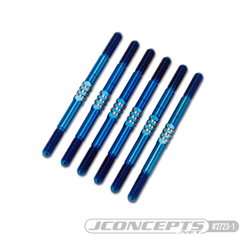 JConcepts XRAY XB2 2024 Titanium turnbuckle set – burnt blue - Click Image to Close