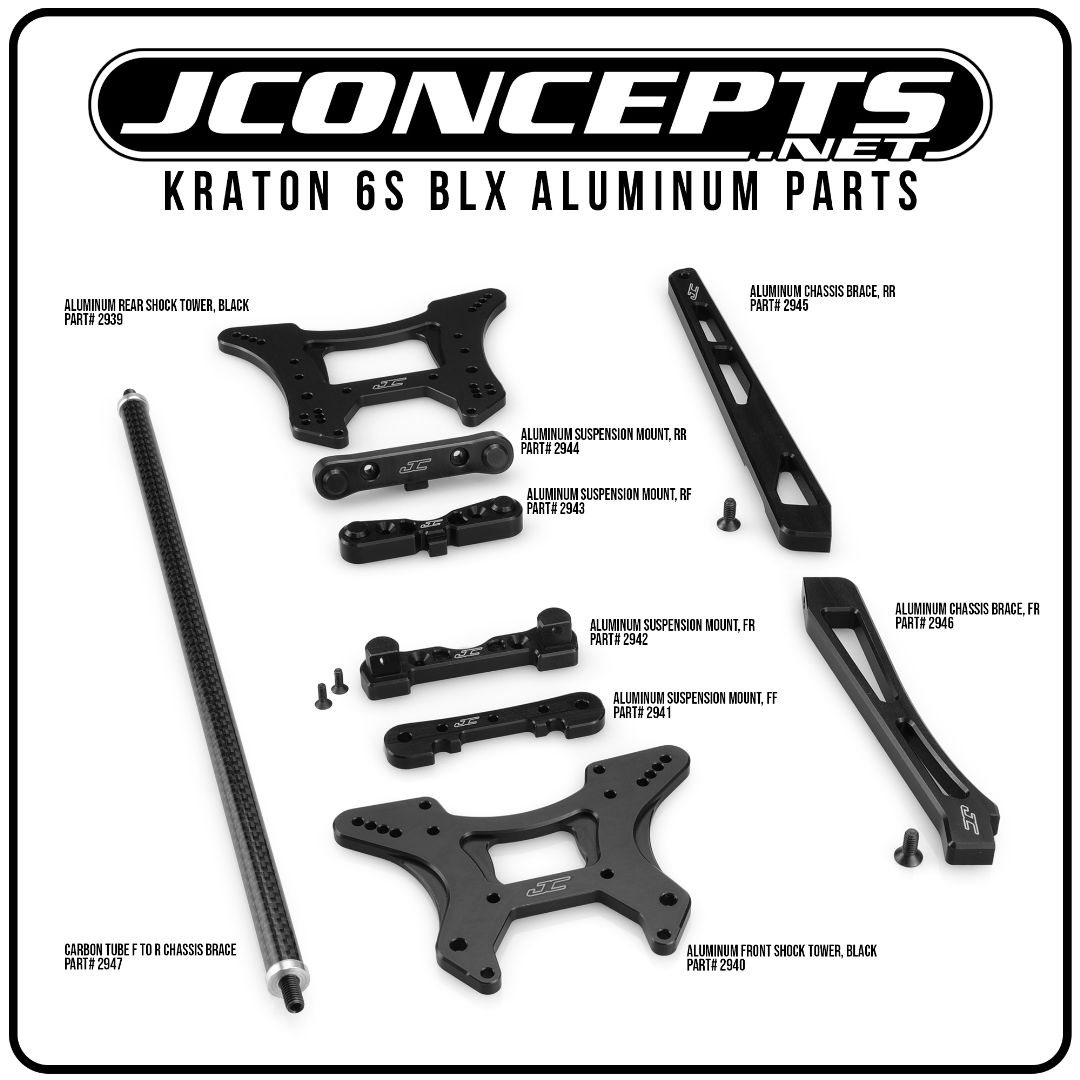 JConcepts Kraton 6S BLX - Aluminum Suspension Mount, FF