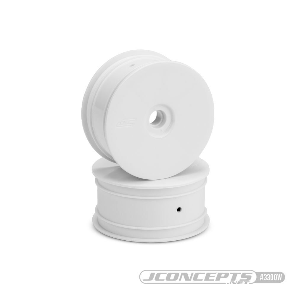 JConcepts Mono - RC10T narrow front wheel (white) - 2pc