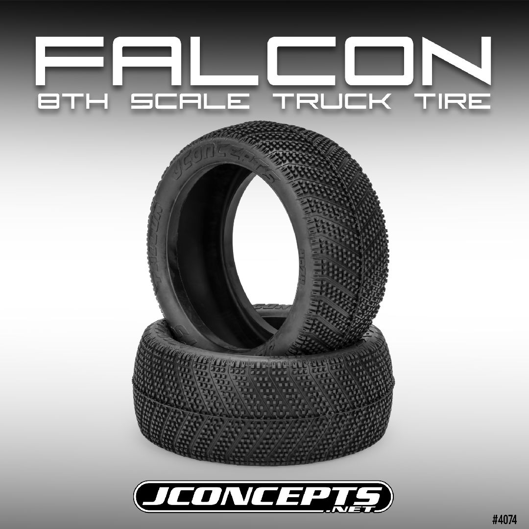 JConcepts Falcon - aqua (A2) compound (4" 1/8th truck wheel)