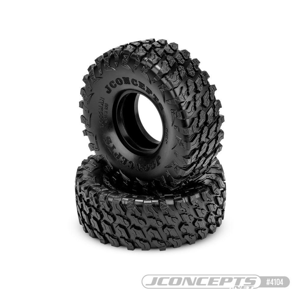 JConcepts Bossman green com. Class 2, 1.9" scaler tire 4.75" OD