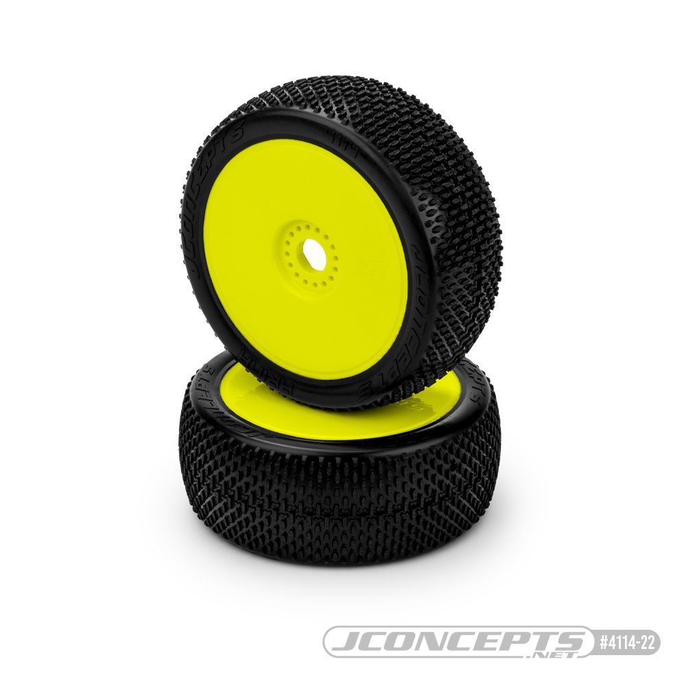 JConcepts Arina - green compound, pre-mounted on 3357Y wheels