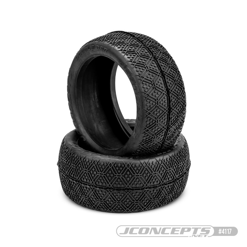 JConcepts Double Bar - silver compound (4.0" 1/8th truck wheel)