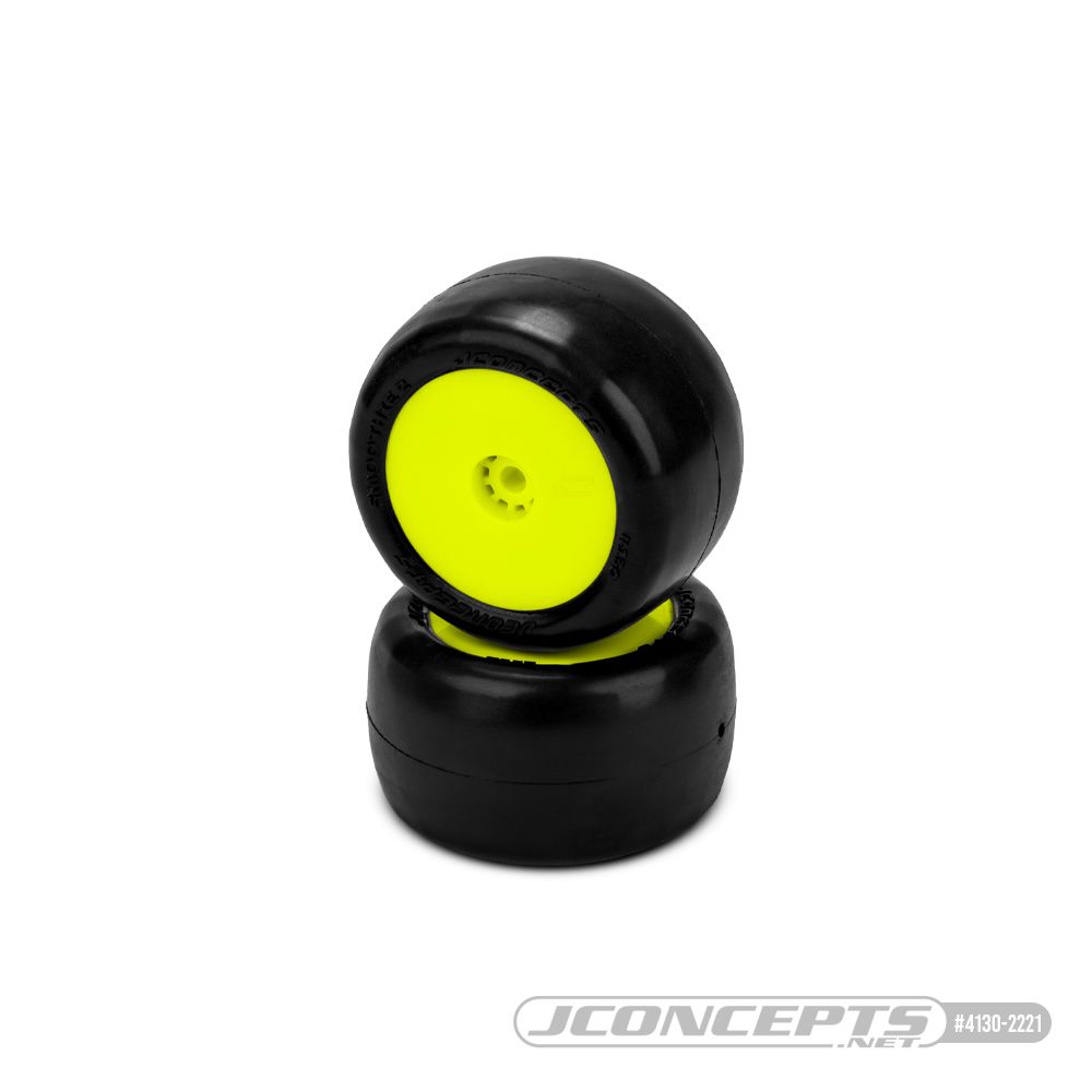 JConcepts Smoothie 2 Mini pre-mounted yellow (Mini B rear)