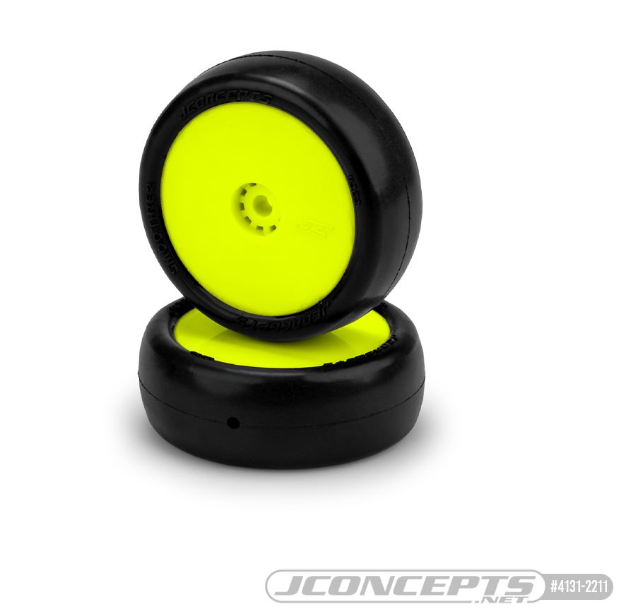 JConcepts Smoothie 2 Mini pre-mounted yellow (Mini B front)