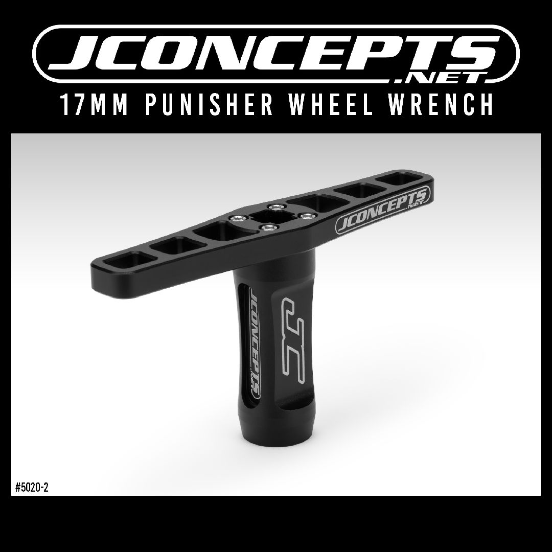 JConcepts 17mm Punisher wheel wrench, black