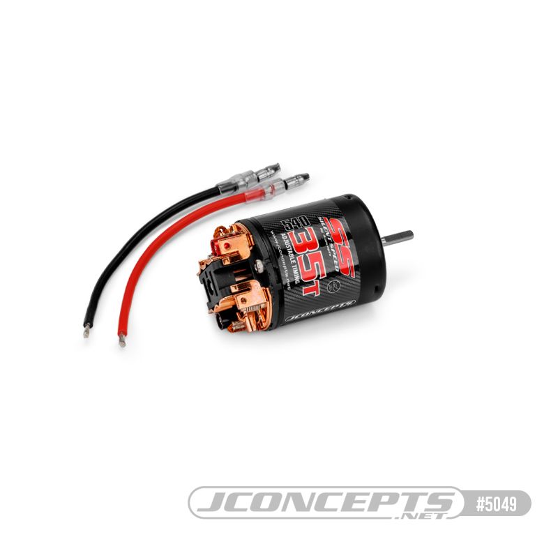 JConcepts - Silent Speed, 540 35T, brushed adjustable timing competition motor (Fits – crawler trucks)