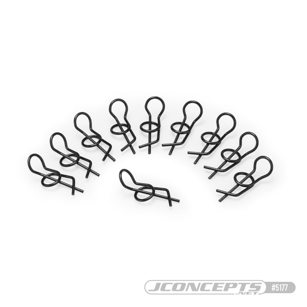 JConcepts - locking body clip, 10pcs (Fits, #5131)