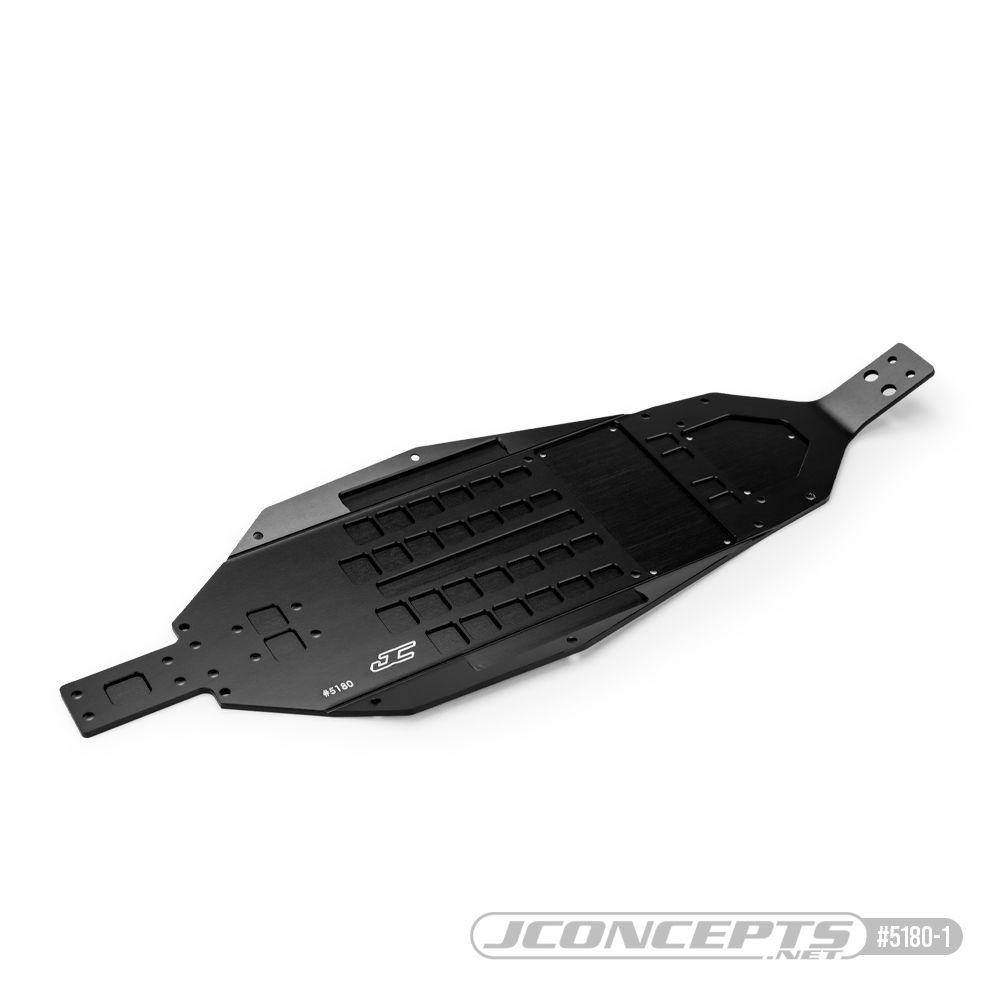 JConcepts - RC10B7 chassis, standard, hard anodized - black